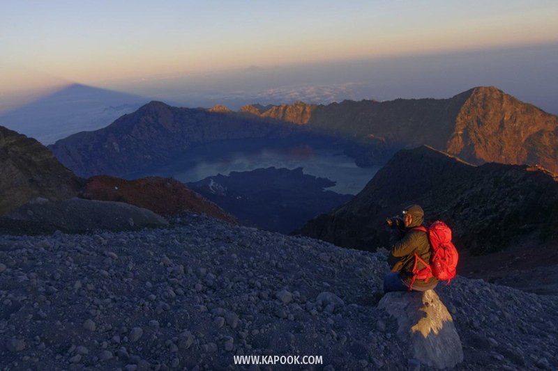 แผ่นดินไหวอินโดนีเซีย ภูเขาไฟรินจานี