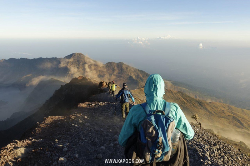 แผ่นดินไหวอินโดนีเซีย ภูเขาไฟรินจานี