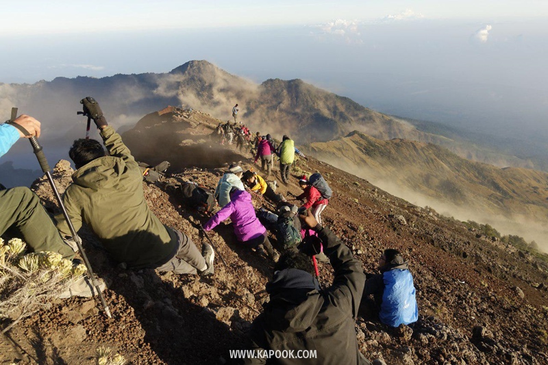 แผ่นดินไหวอินโดนีเซีย ภูเขาไฟรินจานี