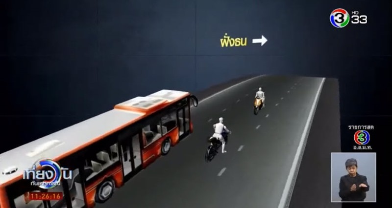 บิ๊กไบค์ชนมอเตอร์ไซค์