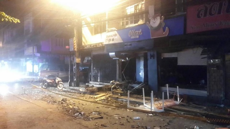 แก๊สระเบิดร้านซักผ้าอัตโนมัติ