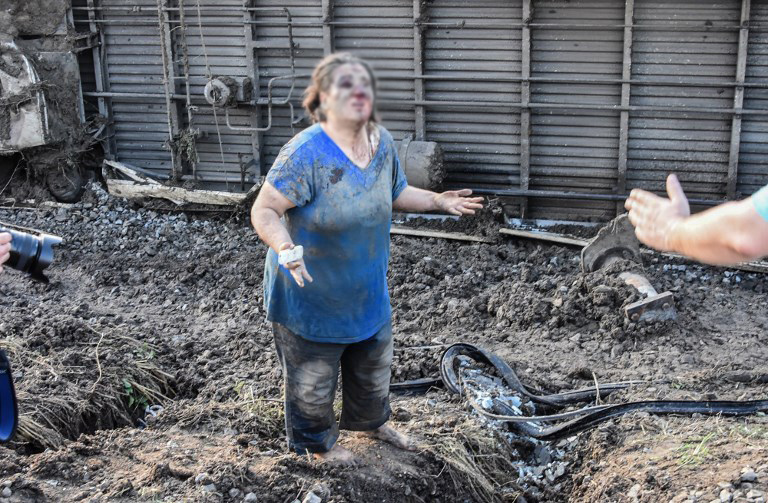 รถไฟตกรางตุรกี