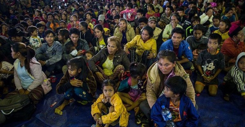 เขื่อนแตกที่ลาว