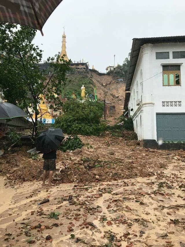 น้ำท่วม แผ่นดินไหวเมียนมา