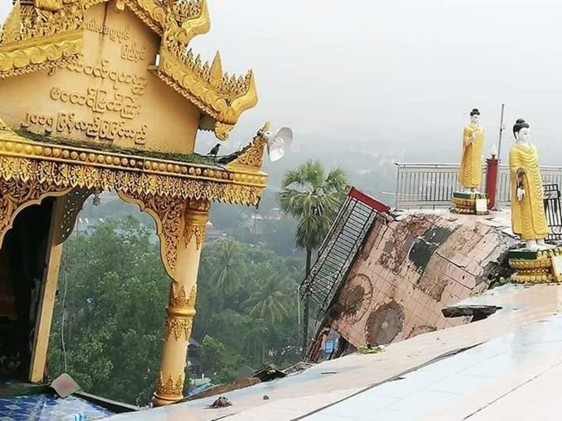 น้ำท่วม แผ่นดินไหวเมียนมา