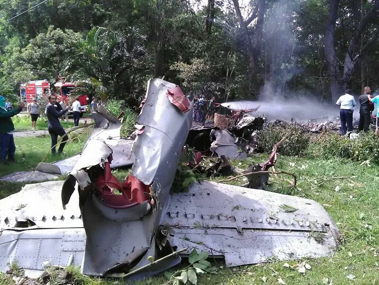 ข่าวเครื่องบินตกที่ตาก