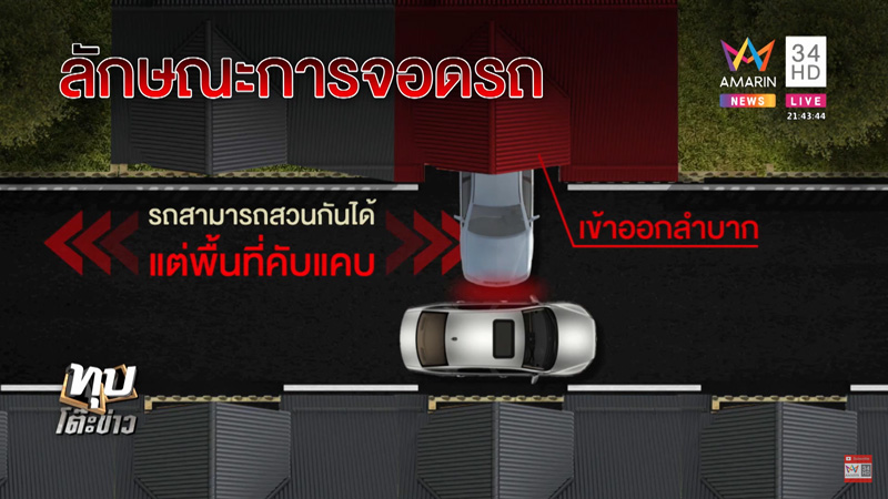 จอดรถขวางทาง