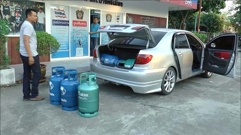 โจรขโมยถังแก๊ส