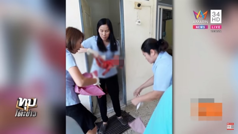 คลอดลูกในห้องน้ำโรงพยาบาล