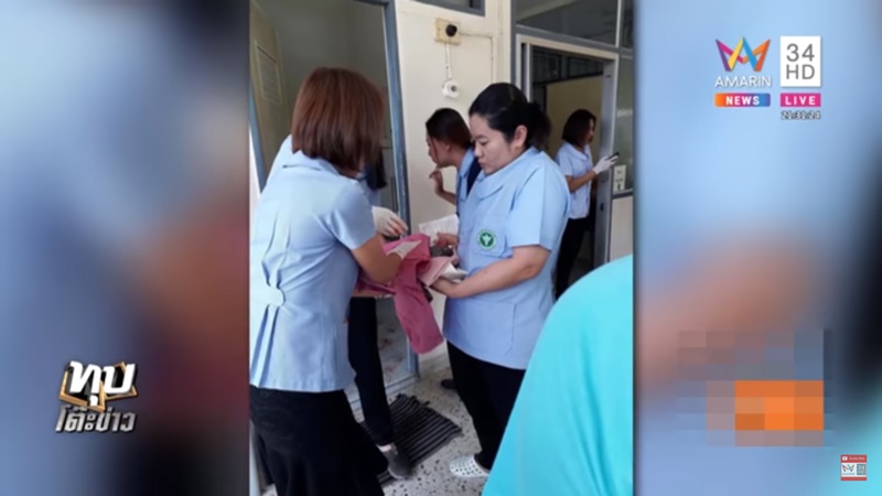 คลอดลูกในห้องน้ำโรงพยาบาล