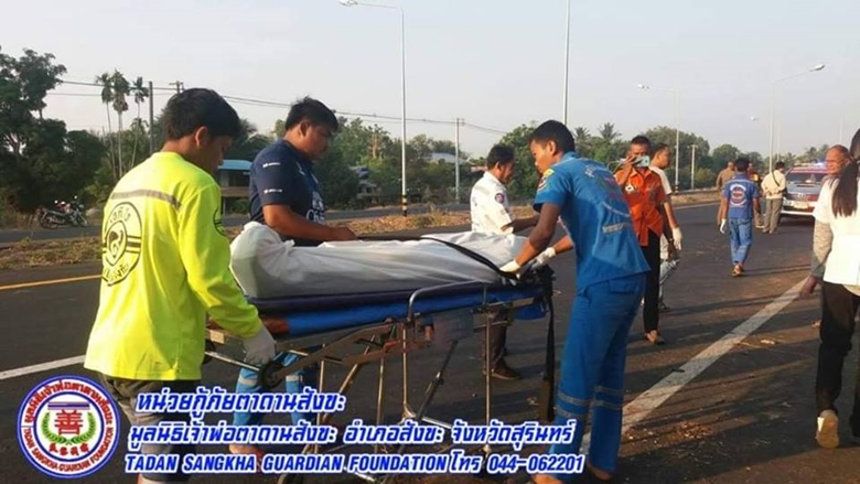 รถชนต้นไม้