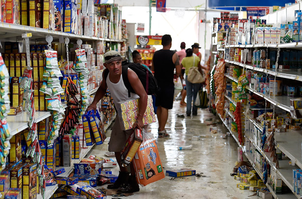 เฮอริเคนโอดิเลถล่มเม็กซิโก