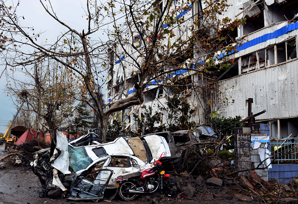 ท่อส่งน้ำมันระเบิดในจีน