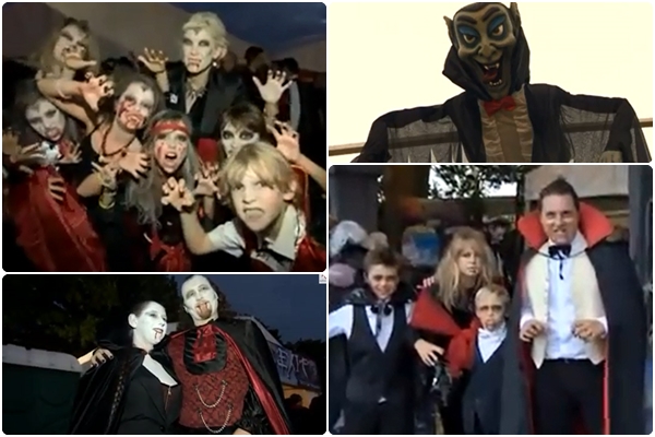 อังกฤษจัดงานรวมตัวคนแต่งตัวเป็นแวมไพร์ หวังสร้างสถิติโลก