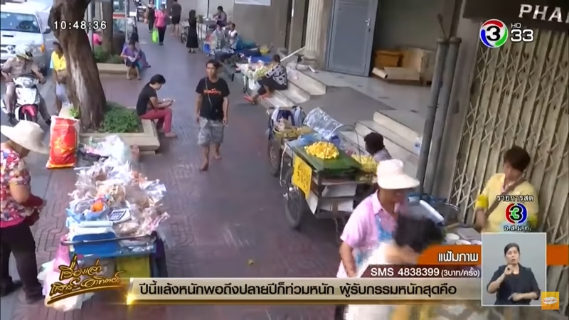 จัดระเบียบทางเท้า