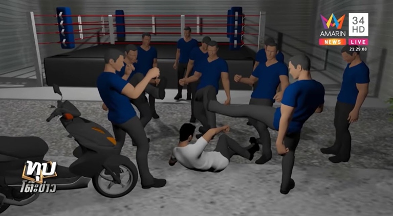 รุมกระทืบเด็กหน้าค่ายมวย