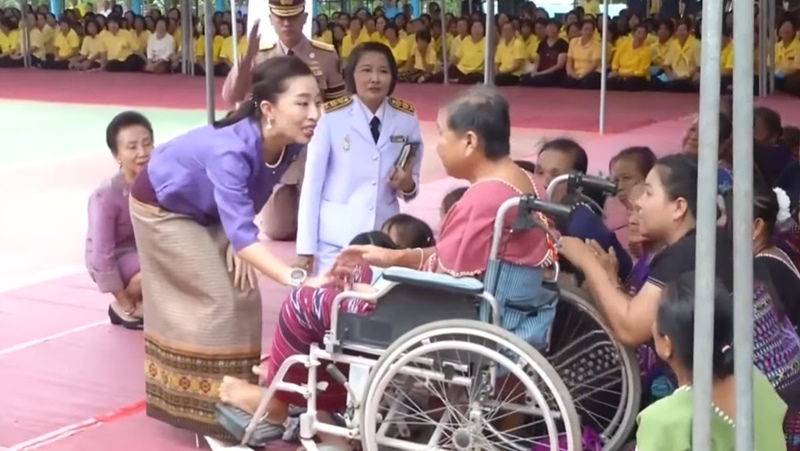 เจ้าฟ้าพัชรกิติยาภาฯ พระราชทานกำลังใจผู้ป่วย