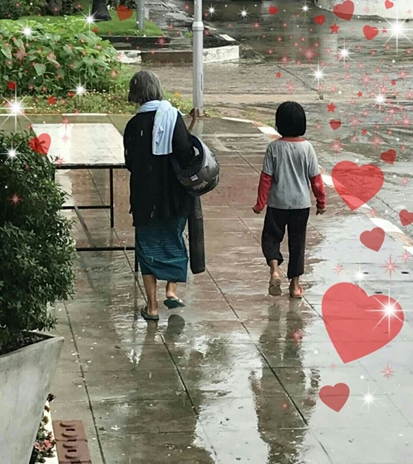 ยายตากฝน ประกันตัวเด็กแว้น