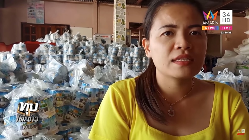 รถนมข้นหวานคว่ำ