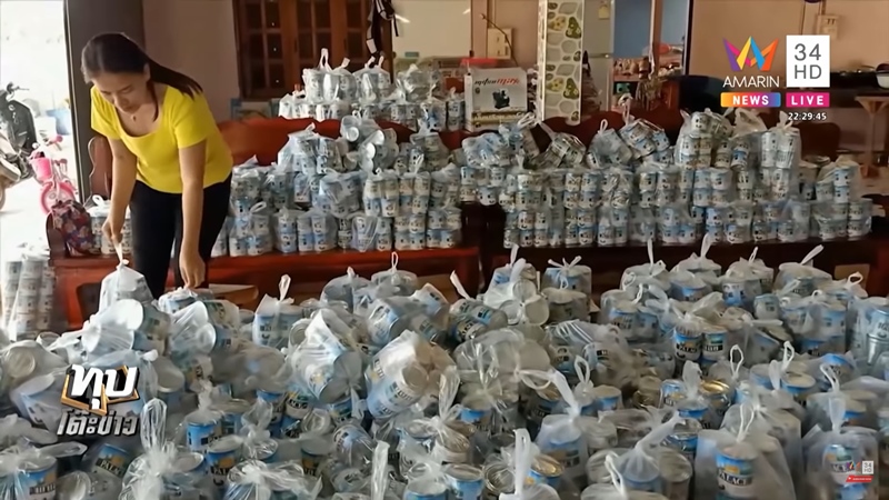 รถนมข้นหวานคว่ำ