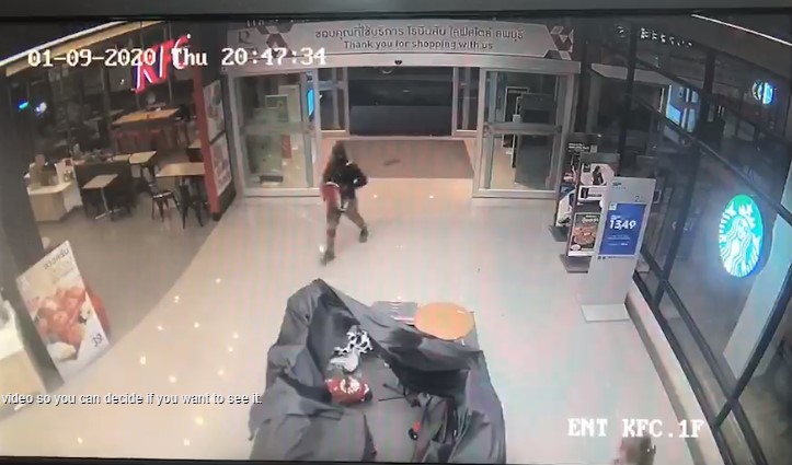 นาทีโจรโหด ตามยิง รปภ. 