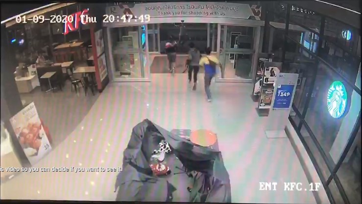 นาทีโจรโหด ตามยิง รปภ. 