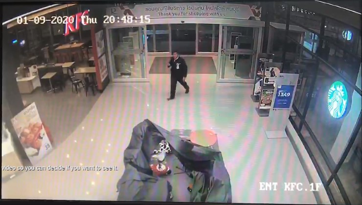 นาทีโจรโหด ตามยิง รปภ. 