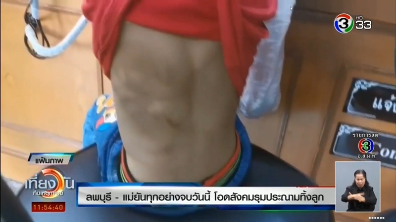 น้องออมสิน เด็กถูกทิ้ง