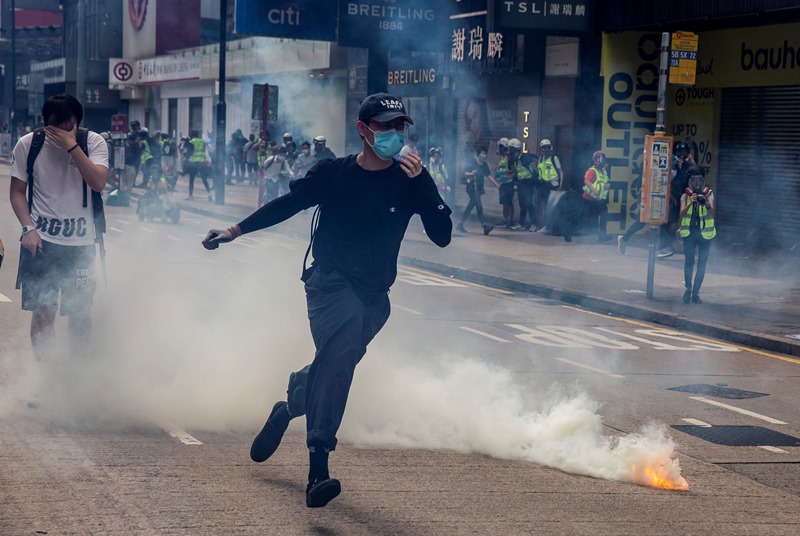 ประท้วงที่ฮ่องกง