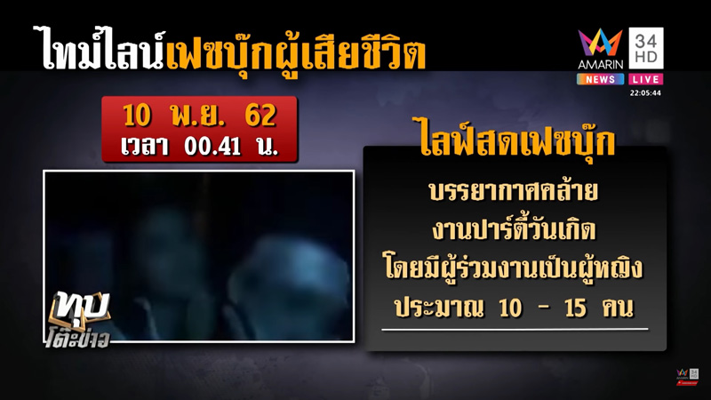 ข่าวนางรำ ม.6 เสียชีวิต