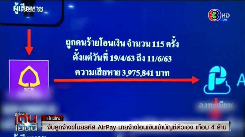 พนักงานบัญชียักยอกเงิน