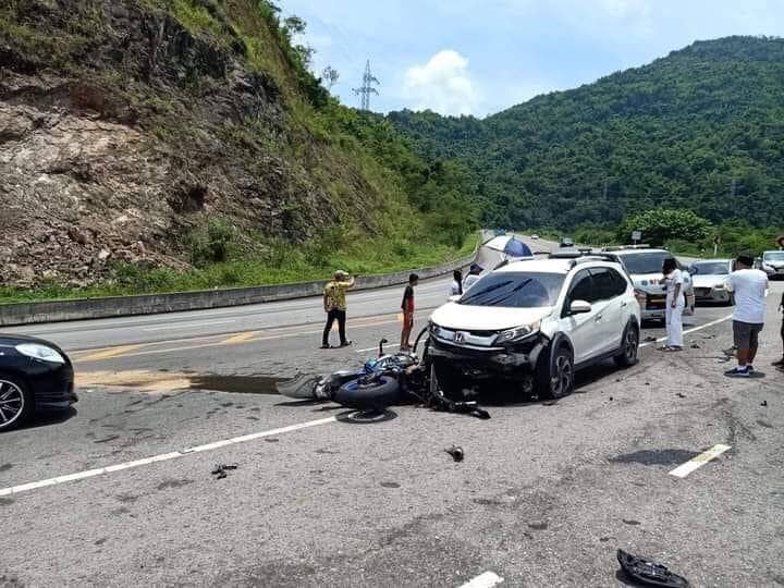 บิ๊กไบค์หลุดโค้งที่เขาค้อ