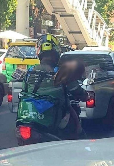 ขี่แกร็บไปเลี้ยงลูกไป