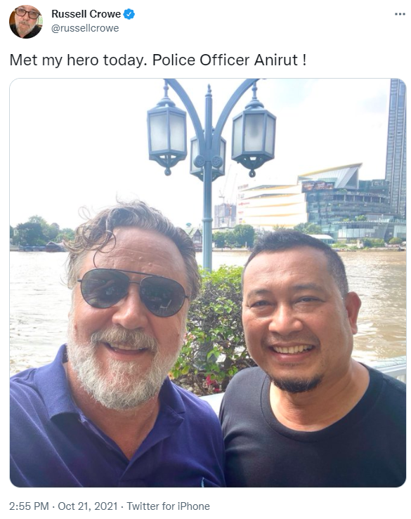 ข่าว Russell Crowe มาไทย