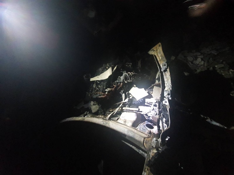 ไฟไหม้รถเบนซ์