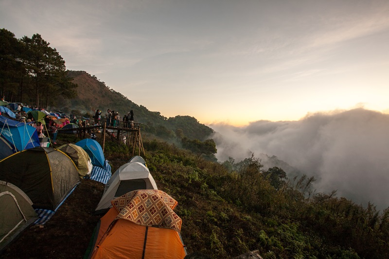 ห้ามปิ้งย่างใกล้เต็นท์