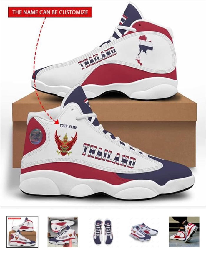 รองเท้าตราครุฑ ลายธงชาติไทย