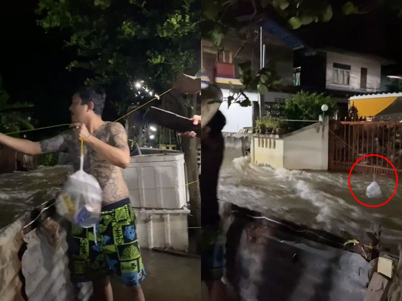 ช่วยเพื่อนบ้านน้ำท่วม