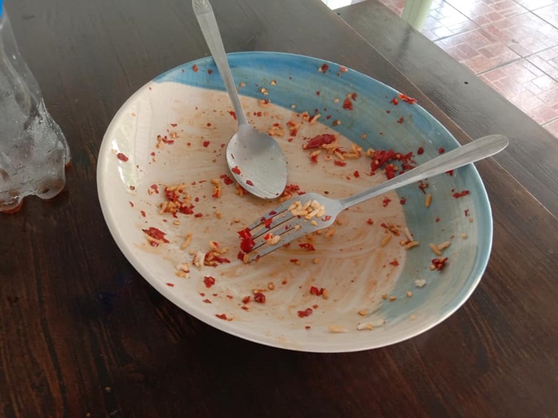 ผัดกะเพราพริก 3 ทัพพี