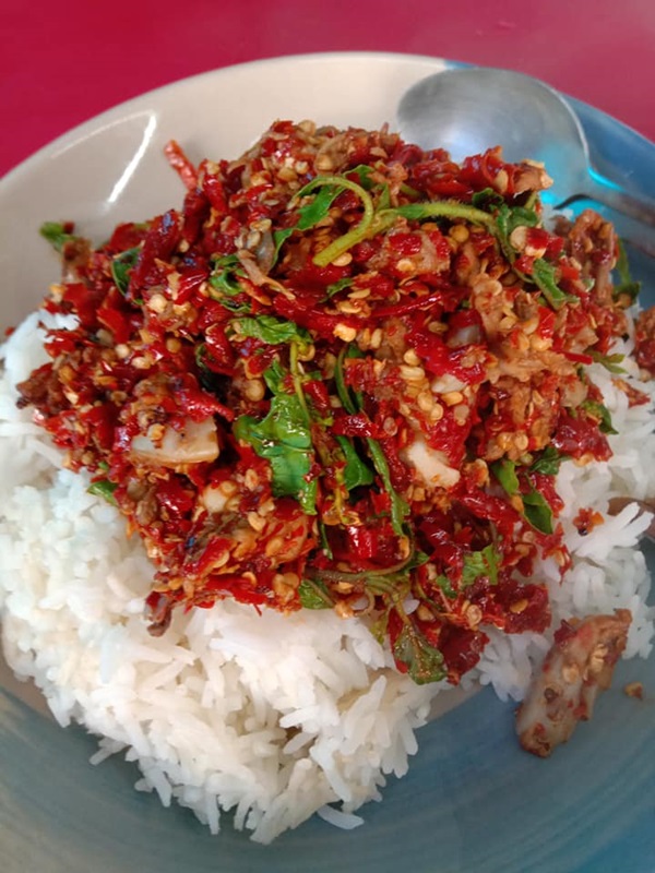 ผัดกะเพราพริก 3 ทัพพี