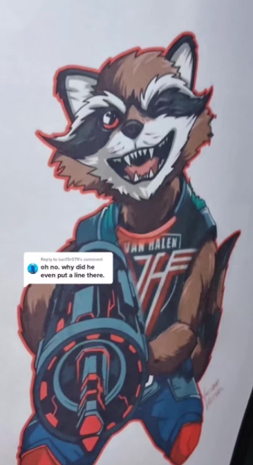 สักการ์ตูน Marvel