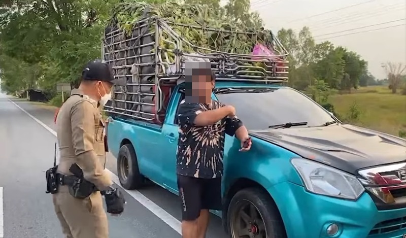 รถขนกล้วยซุกยาบ้า