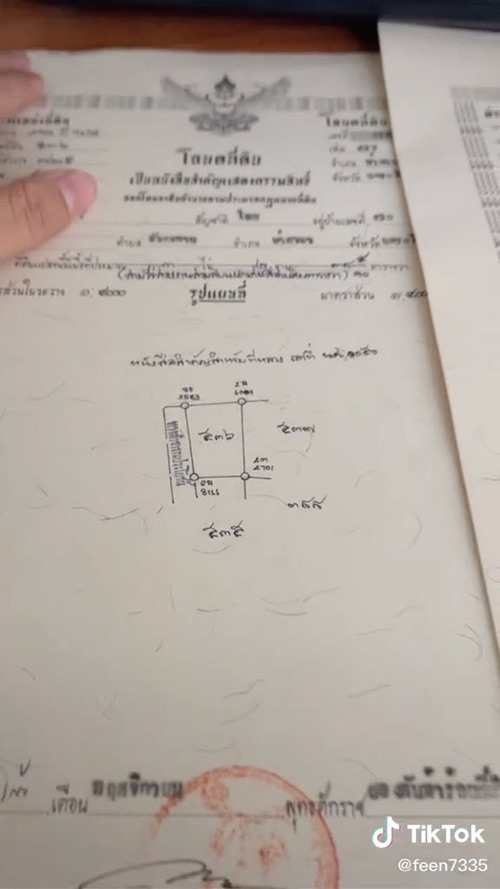 วาดแผนที่โฉนดที่ดิน