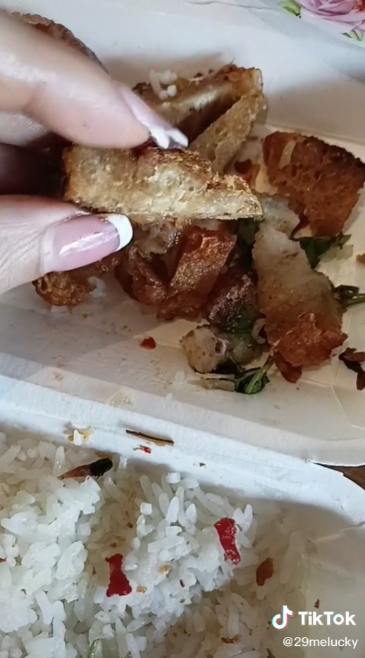 ข้าวหมูกรอบที่ไม่กรอบ