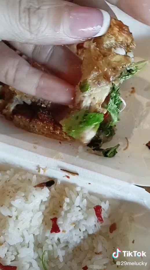 ข้าวหมูกรอบที่ไม่กรอบ