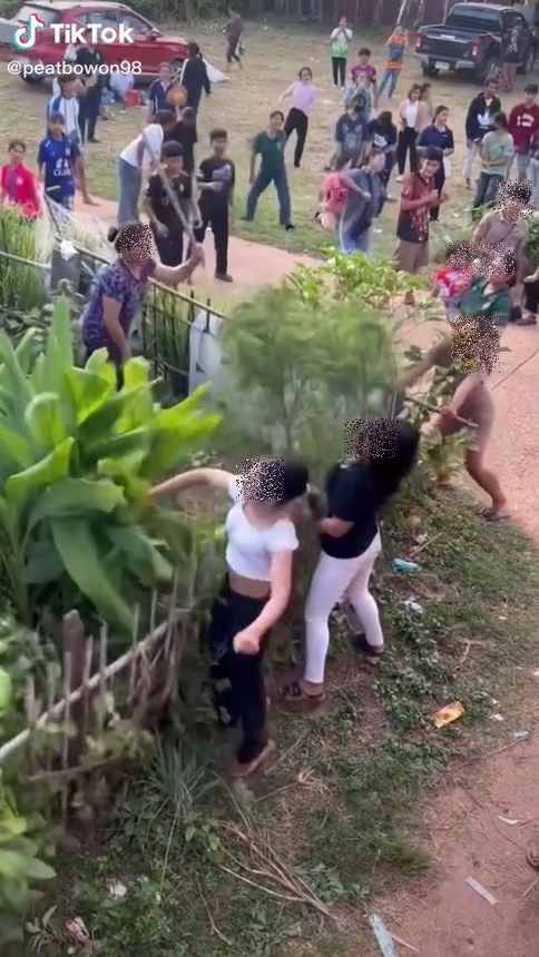 ป้าไล่มนุษย์รถแห่