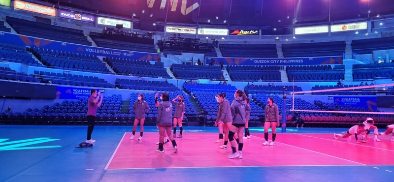 วอลเลย์บอลหญิงติดโควิด