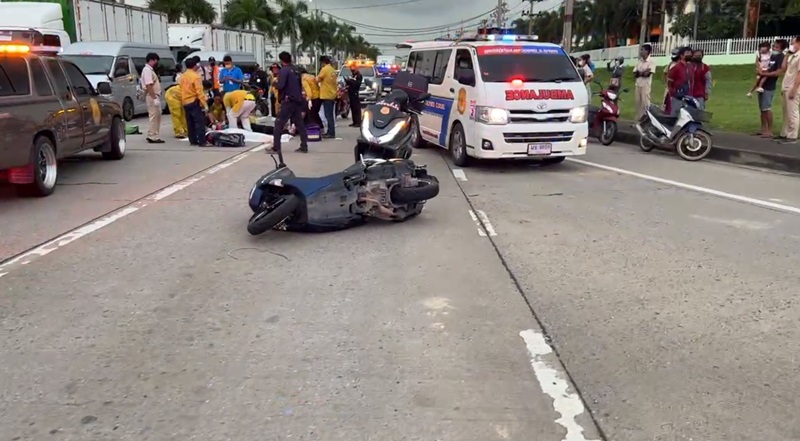 รถชนคนตาย