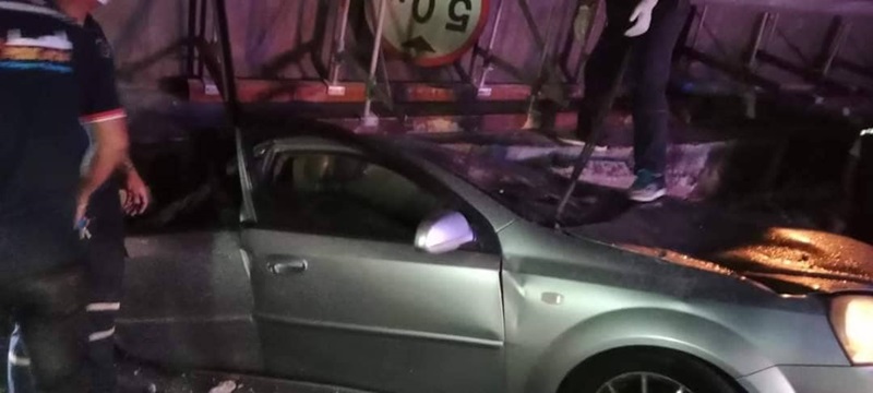 สะพานกลับรถถล่ม