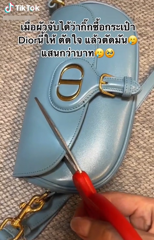 ตัดกระเป๋า Dior